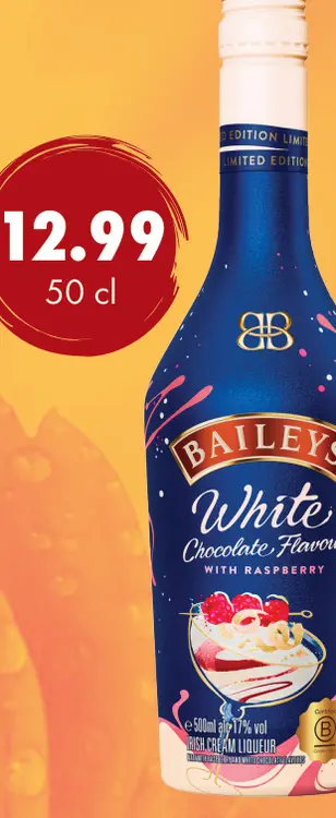 Aanbieding: Baileys White Chocolate Raspberry