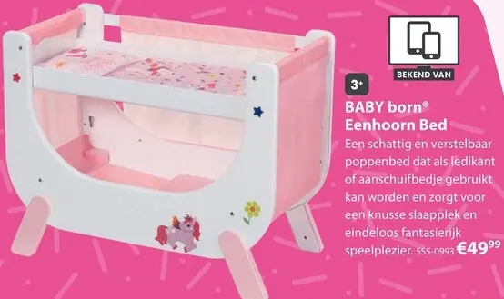 Aanbieding: Eenhoorn Bed