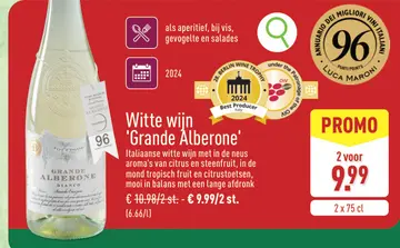 Aanbieding: Witte wijn 'Grande Alberone'