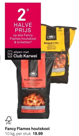 Aanbieding: Fancy Flames houtskool