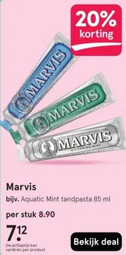 Aanbieding: Marvis