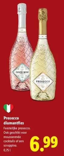 Aanbieding: Prosecco diamantfles