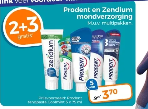 Aanbieding: Prodent en Zendium mondverzorging