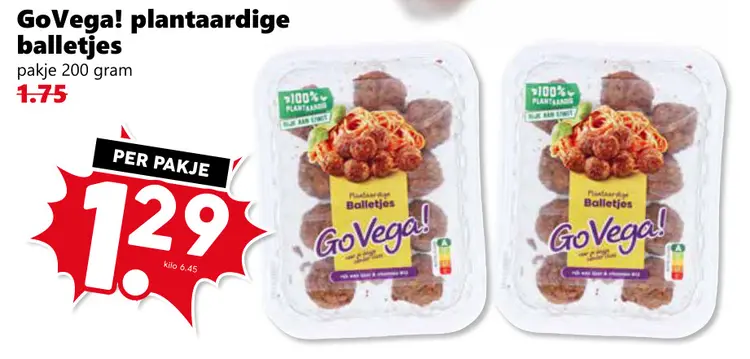 Aanbieding: Plantaardige balletjes