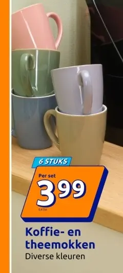 Aanbieding: Koffie- en theemokken