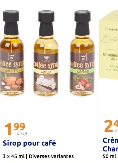 Offre: Sirop pour café