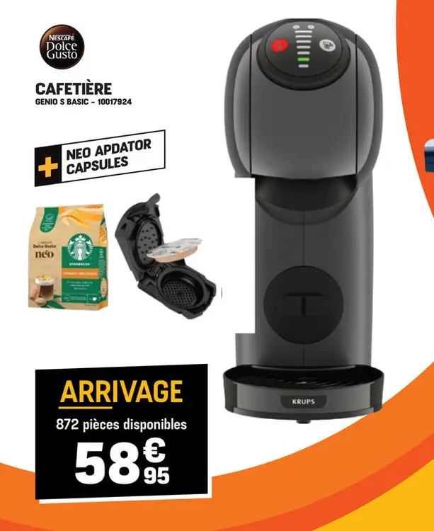 Offre: Cafetière genio s basic