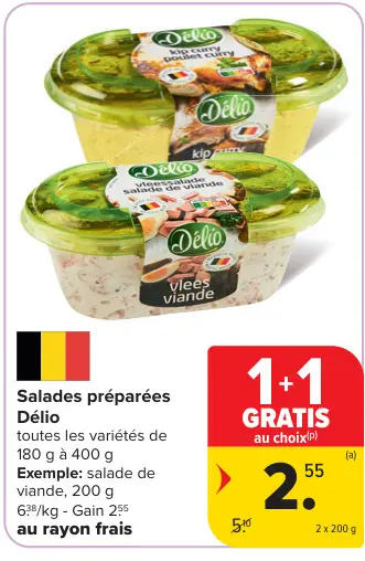 Offre: Salades préparées
