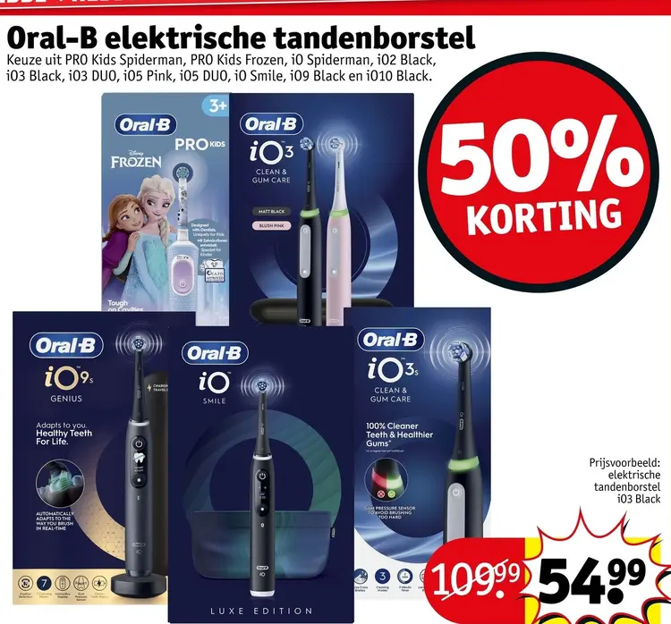 Aanbieding: Oral-B elektrische tandenborstel