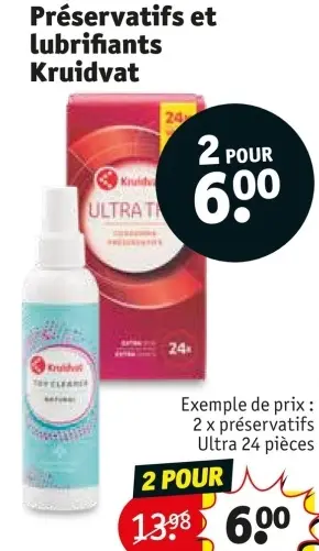 Offre: Préservatifs et lubrifiants