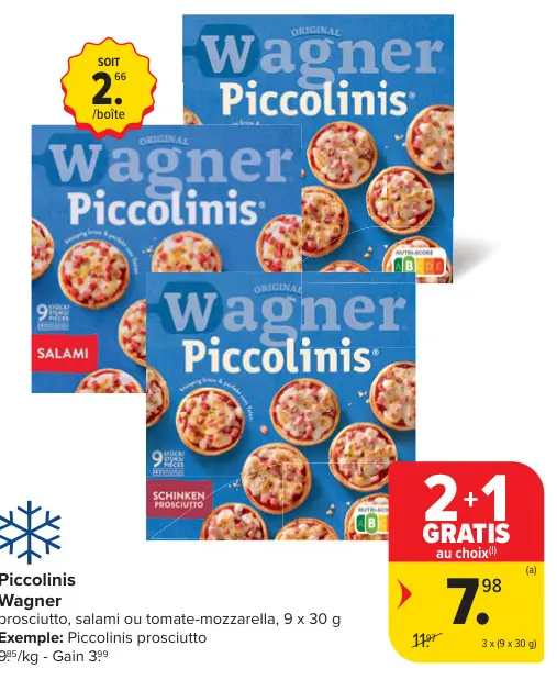Offre: Piccolinis Wagner