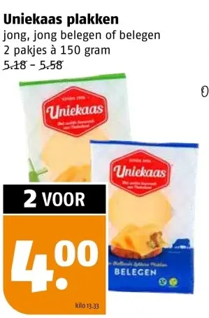 Aanbieding: Uniekaas plakken