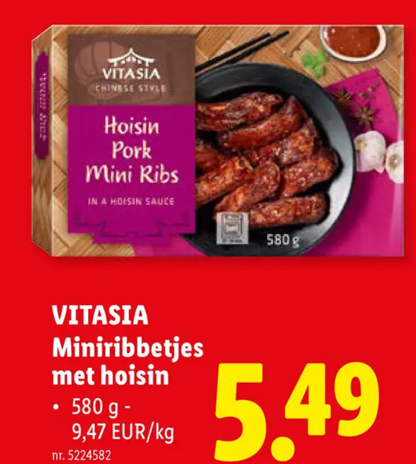 Promotie: Miniribbetjes met hoisin