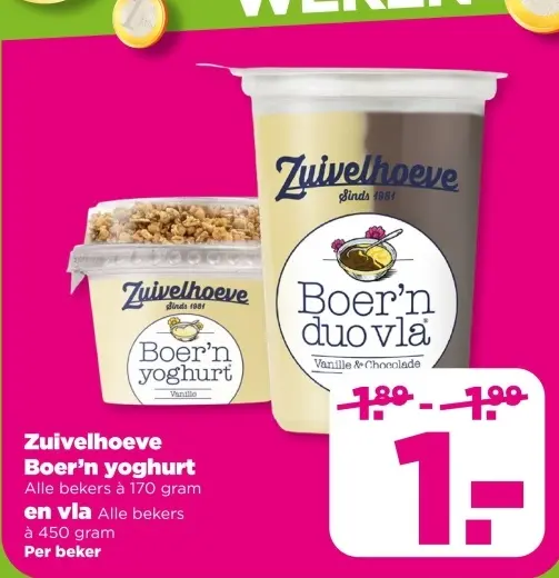 Boer'n yoghurt en vla