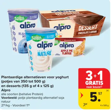 Aanbieding: Plantaardige alternatieven voor yoghurt