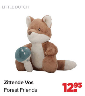 Aanbieding: Little Dutch Zittende Vos Forest Friends GRS