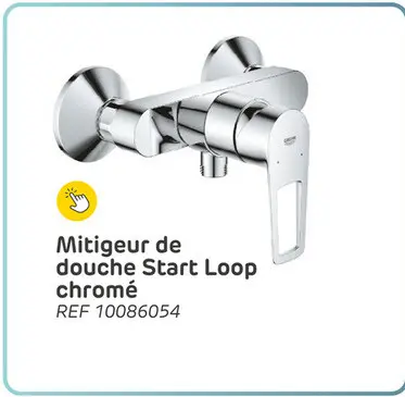 Offre: Mitigeur de douche grohe start loop chromé