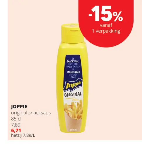 Promotie: Original snacksaus