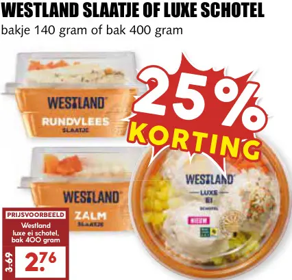 Aanbieding: Westland Slaatje of luxe schotel