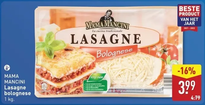 Aanbieding: Lasagne bolognese