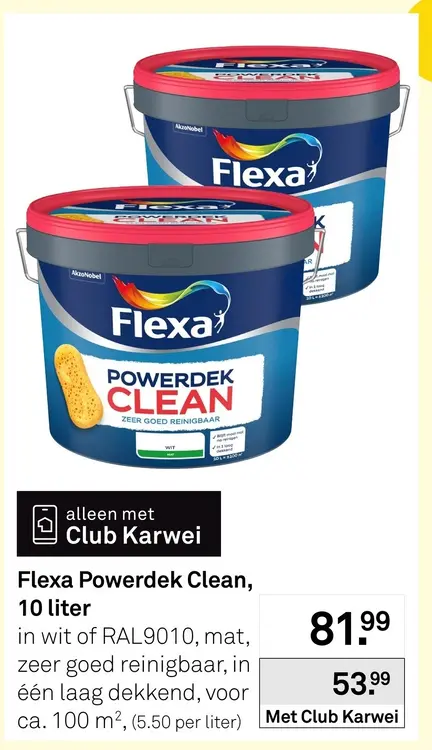 Aanbieding: Flexa Powerdek Clean