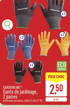 Offre: Gants de jardinage
