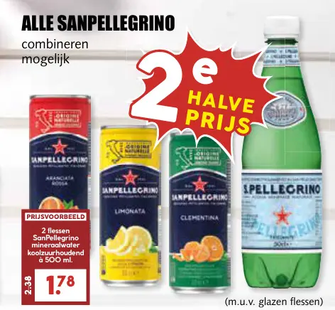 Aanbieding: Alle SanPellegrino