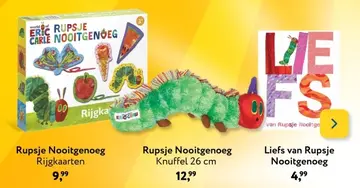 Aanbieding: Rupsje Nooitgenoeg Rijgkaarten