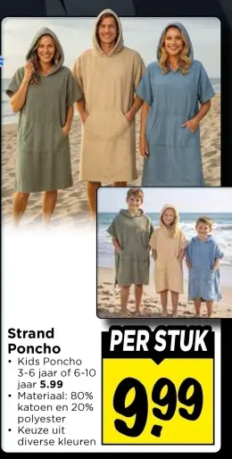 Aanbieding: Strand Poncho