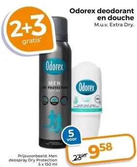 Aanbieding: Deodorant en douche