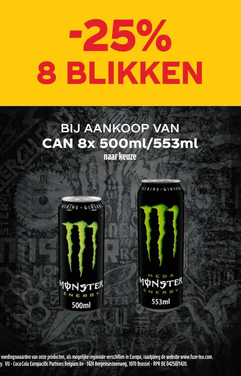 Promotie: Monster Energy Drink