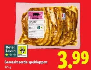 Aanbieding: Gemarineerde speklappen