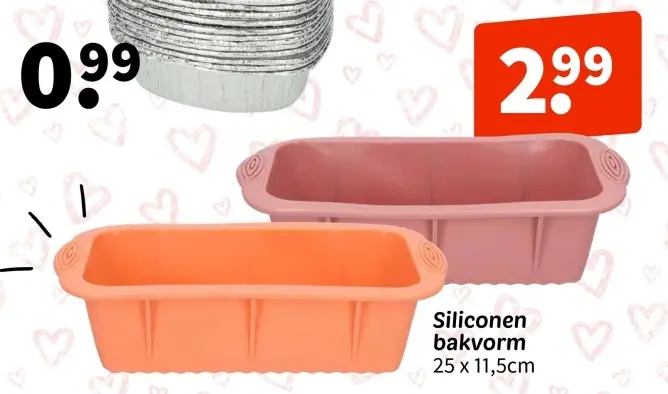 Promotie: Siliconen bakvorm