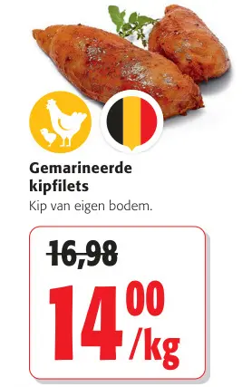 Promotie: Gemarineerde kipfilets