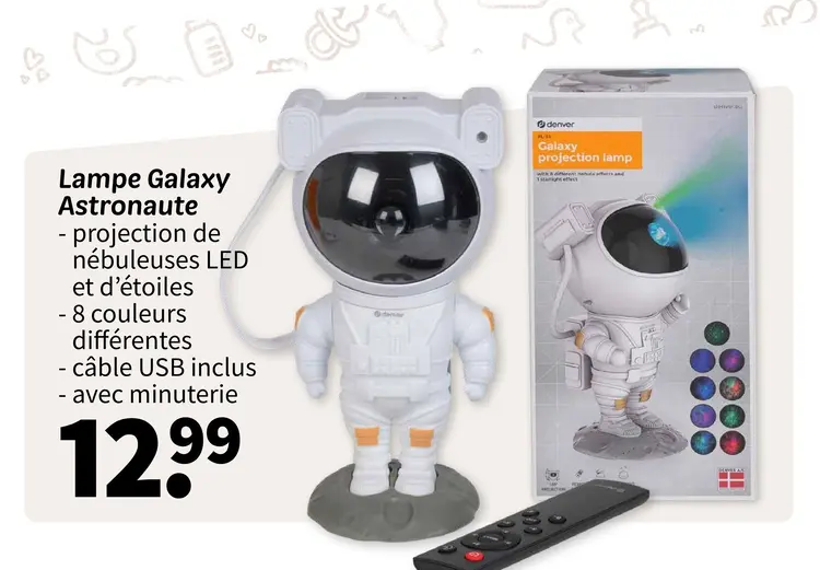 Offre: Lampe Galaxy Astronaute