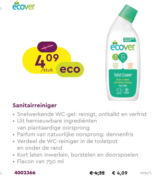 Promotie: Sanitairreiniger