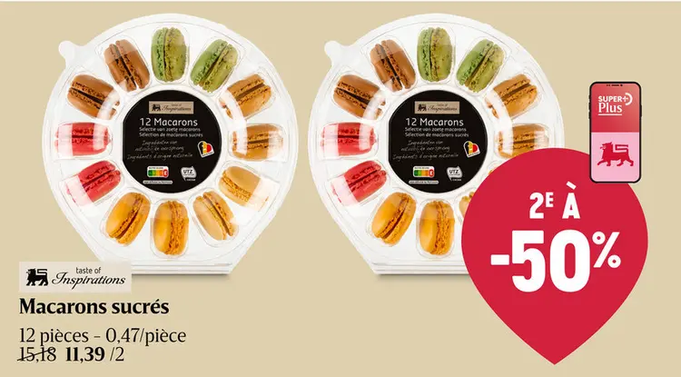 Offre: Macarons Sucrés | 12pc