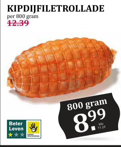 Aanbieding: Kipdijfiletrollade