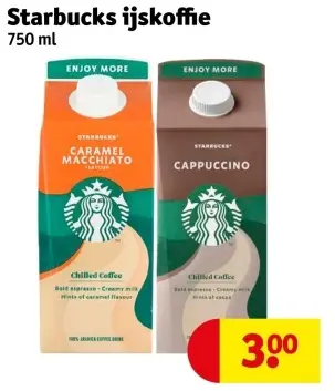 Aanbieding: Starbucks ijskoffie