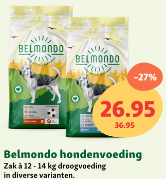 Aanbieding: Belmondo hondenvoeding