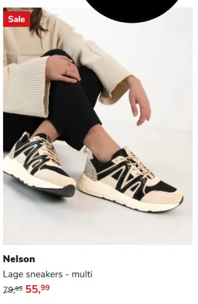 Promotie: Lage sneakers - multi