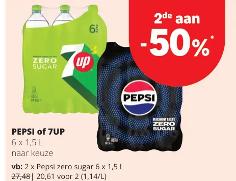 Promotie: PEPSI of 7UP
