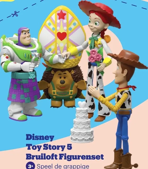 Promotie: Toy Story 5 Bruiloft Figurenset