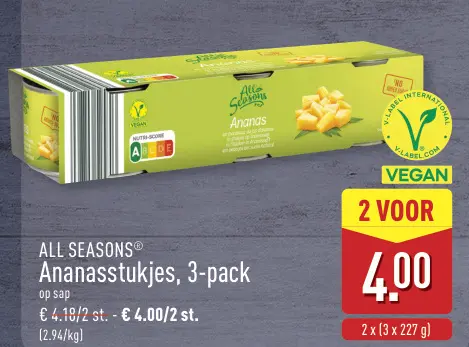 Promotie: Ananasstukjes