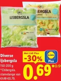 Aanbieding: Diverse ijsbergsla
