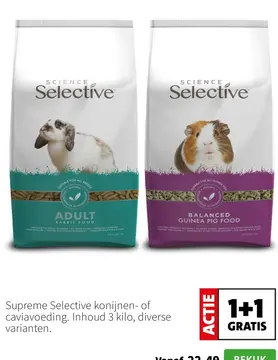 Aanbieding: Supreme Selective konijnen- of caviavoeding