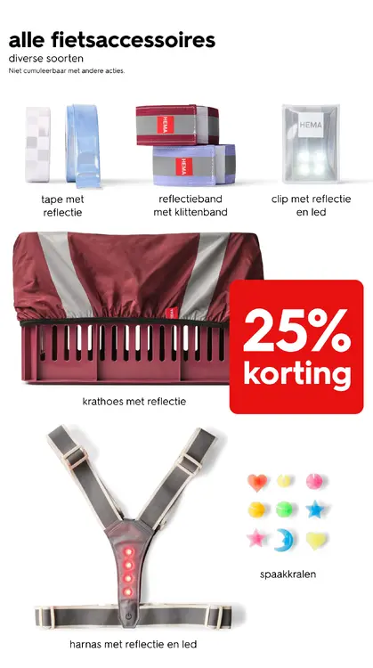 Promotie: Alle fietsaccessoires