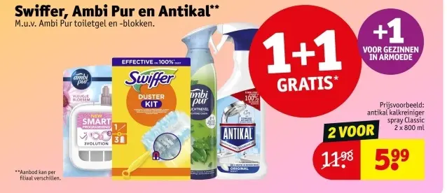 Aanbieding: Swiffer, Ambi Pur en Antikal