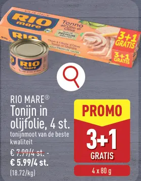 Aanbieding: Tonijn in olijfolie