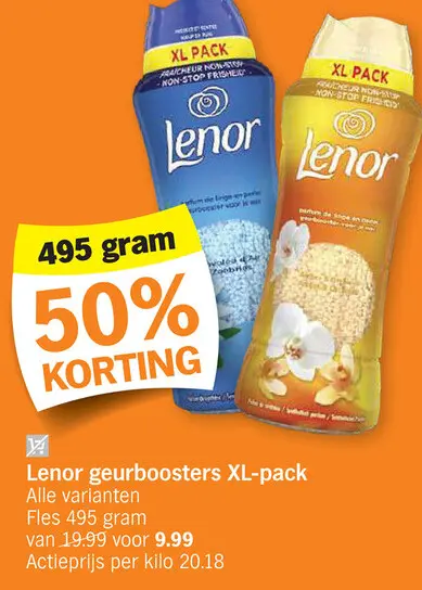 Promotie: Lenor geurbooster XL-pack